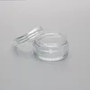 5グラムの透明ジャープラスチックジャープラスチック化粧品コンテナ空の化粧品サンプルコンテナ透明5mlプラスチックポットジャーMJSBV