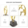 Decorative Objects Trophy Award Kids Trophies Medals Prizes Party Football Soccer Cup Winner Cups Goldmini Ballet Student Corporate Dance 230815