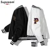 Męskie kurtki Supzoom List Orvival Treeve Top Fashion Single Bered Casual Bomber Baseball Kurtka baseballowa luźna płaszcz kardigan 230815