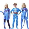 Speciale gelegenheden Avatar kostuum voor kinderen cosplay Alien Children Boy and Girl Avatar The Way of Water Christmas Halloween and Masquerade Party 230814