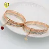 Bangle Lejier 18K Gold Plated Style Classic Style Oro Laminar Flow Virgin Owl Bracelete para meninas Partido feminino de alta qualidade 230814