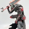 Action Toy Figures 25cm Berserk Guts L Anime Figure Guts Berserker Armor Action Figure Berserk Black Swordman Figur Collection Model Doll Toys 230814