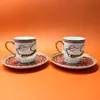 Кружки верхний класс Coffe Cups Set Ceramic Mug Фарфоровый чайный чая