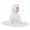 Ethnische Kleidung Muslim Imamah Hut Turban Islamische Schal -Schals Arabische Hüte Frauen Kopfwort Ramadan Gebet Schalkopfschatz