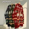 Męskie swetry vintage świąteczny sweter mężczyźni mężczyźni kobiety pullover jesienne pull homme hiver homens duże akademia estetyczne anime