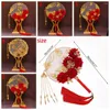 Декоративные фигурки Phoenix Цветочный украшение опора китайский свадебный винтажный букет декор вентилятор