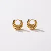 Orecchini a cerchio Wonder senza tempo Ottone Geo Swirl Hoops for Women Designer Jewelry Top Runway Trendy Party Gift Prom Punk Earing 2732