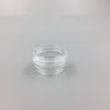 Dxegu 1 ml/1 g leeres Plastikglas, Kosmetikprobe, transparenter Topf, Acryl-Make-up, Lidschatten, Lippenbalsam, Nagelkunststück, Behälter, Glitzerflasche, Reise