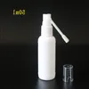 20ML 068oz White Plastic Empty Portable Refillable Nasal Spray Bottle With 360 Degree Rotation Atomizer Makeup Water Container For Tra Ermp