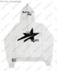 Heren Hoodies Sweatshirts Nieuwe Amerikaanse stijl Vintage high-end witte O-Neck Heren Hoodie Volledig Zip Sweatshirt All Match Ins Y2K Loose en Lazy Style Jacket Z230815