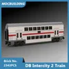 Другие игрушки MOC Строительные блоки DB Intercity 2 модель поезда DIY Собранные кирпичные транспортные образовательные творческие подарки 2343pcs 230815