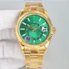 Luxury Męscy Sapphire Sapphire Business Watch Automatyczny kalendarz 24h funkcja dekoracja zegarek zegarek ze stali nierdzewnej gumowy zegarek Montre de lukse homme zegarek