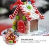 Dekorativa objekt Figurer 4 PCS Julpolymer Clay House Decoration Prorn ShopWindow Ornament Ornament Mini 230815