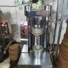 Automatisk hydraulisk press Hushåll rostfritt stål Kall press Oil Machine Olive Oil Extractor