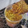 Nail Glitter 50g Holographic Chameleon Mixed Hexagon Sequins Make up Flakes Rainbow Pigment Chunky Irediscent Decoration 230814