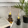 Candle Holders Attractive Battery Operated Nostalgia Low Consumption 80s Retro Style Electronic Oil Lamp Night Light Shooting Props