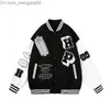 Jackets masculinos 2023 American Style Retro High Street Principed Baseball Jacket