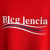 BLCG LENCIA UNISEX Летние футболки Womens Womens негабайтный тяжелый вес 100% хлопчатобумажная ткань тройной стежок плюс размер топов Tees SM130191