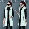 Women's Vests Female Winter Sleeveless Jackets Coats Women Woman Fashion Cotton Padded Ladies Loose Warm Thick Zipper Waistcoat G777