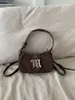 Evening Bags Vintage Nubuck Leather Shoulder For Women Designer Small Handbags Female Casual Underarm Purses Girls Crossbody Sling Bag 230814