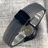 Armbandsur automatisk klocka för män 40mm fyrkantig pvd -beläggningsfall Datum NH35A rörelse Sapphire Crystal Rubber Strap Auto Luminous Dial