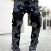 Mens Pants sports and fitness harem pants multibag overalls casual mens loose slim high street fashion retro laceup trousers 230815