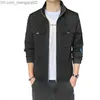 Herrjackor Japan Stora fickverk jacka mäns vår/höst mode varumärke lapel bokstav trycker bomber jacka mäns mode plus storlek kläder z230816