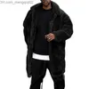 Giacche da uomo autunno e inverno per pelliccia artificiale da uomo coreano abbigliamento ultra sottile marrone soffice cappotto caldo casual giacca calda maschile sciolta z230817