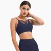 Outfit de yoga Sports Sports Top Bra para Women Gym sin costura sin ropa interior sin ropa sin espalda