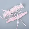 Elegante kanten kousenbandsets voor bruiden met kleine boogbloemen tuLle chique bruids kousenbanden accessoires prom jurk dames kousenbanden sexy wit let riem al6966