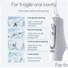 Hygiène Autre hygiène bucco-dentaire Irrigateur portable 310 ml USB rechargeable Dents Flusher Dentaire Eau Pick Flosser Jet 4 Buses Nettoyeur de dents D