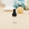 2 3 5 ML Mini Amber Glass Essential Oil Dropper Bottles Refillable Empty Eye Dropper Perfume Cosmetic Liquid Lotion Sample Storage Cont Iiwk