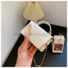 Cross Body Fashionable Stone Pattern Women's Bag 2023 Summer New Korean Chain Bag Texture Cross Shoulder Small Square Bagstylishhandbagsstore