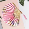 Decorative Figurines Chinese Classic Folding Fan Hand Held Bamboo Paper Party Wedding Decor Vintage Fans