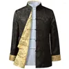 Herren T -Shirts Chinesische traditionelle Kleidung Hanfu Männer tops moderner Modestil Asian Kleid Jahr Shirt Coats Jacken Online -Shop