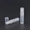 2ml/2G Clear Refillable Spray Empty Bottle Liten runda plast Mini Atomizer Travel Cosmetic Make-Up Container för parfymlotion Sampl VHFE
