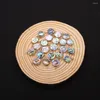 Hanger kettingen natuurlijke abalone shell connector charmes plat rond schijfvormig voor sieraden maken ketting armband DIY