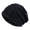 Roupas étnicas Lace Flower Mulheres muçulmanas Hijab Feanie Hat Chemo Caputes de cabeça quente Autumn Autumn Femme Turban Cap com perda de cabelo Lenço