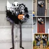 Other Event Party Supplies Halloween Funny Pumpkin Flower Ring Door Hanging Festival Horror Skeleton Decoration Props 230815