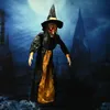 Andra evenemangsfestleveranser Halloween Decoration Witch Glowing Sound Toys Voice Control Props Electric Hanging Ghost Horror Arrangement 230815