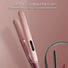 Fronte di curling da 2 in 1 per i capelli-Care dei capelli anionici, temperatura a 4 ingranazione, spegnimento automatico 1H, 360 ﾰ gancio a cavo rotabile, display a LED-Adatto per tutti i tipi di capelli!