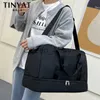 Duffel Bags Tinyat Большие путешествующие сумки для женщин сумочка нейлоновые багаж