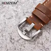 Watch Bands Handmade Cowhide Watch Band 20 22 24 26mm Men Women 4 Colors Crazy Horse Genuine Leather Strap Watchband Accessories 230814