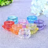 3 Gram 5 ML Plastic Cosmetic Container Jar Diamond Shape 8 Colors Mini Empty Pot For Eyeshadow Nails Powder Beads Jewelry Cream Wax Mdpjf