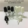 3ML/3G Empty Nail Polish Bottle with Brush Transparent Round Nail Oil Varnish Glass Bottles With Plastic Cap Wcliq