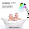 Douchekop LED Regenval Douche Sprayer automatisch kleurveranderende temperatuursensor waterbesparing douchekop voor badkamer