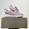 Kinderen sneakers op lopende cloud peuter schoenen jongens jongens meisjes zwart witte tennistrainers federer kinderen jeugd grote kind schoen geel roze groen blauw casual loper sneaker