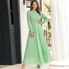 Ethnische Kleidung Islamische Kleidung Muslim Kleid 8 Farben Zwei Schicht Chiffon Abaya für Frauen Dubai 2023