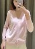 Womens Sweaters Spring n.peal Long Sleeve Cashmere Knitted V-neck Sweater