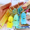 Creative Dream Crystal Violent Bear Keychain Cartoon Bowtie Bear Doll Car Bag Pendant